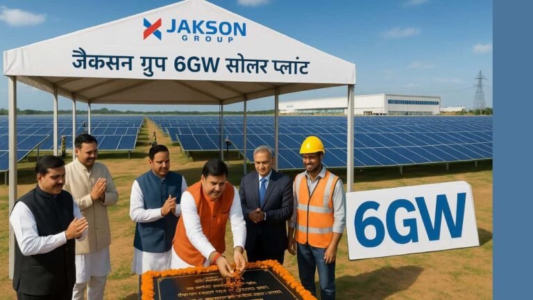 Jakson Group to build 6GW solar plant in MP