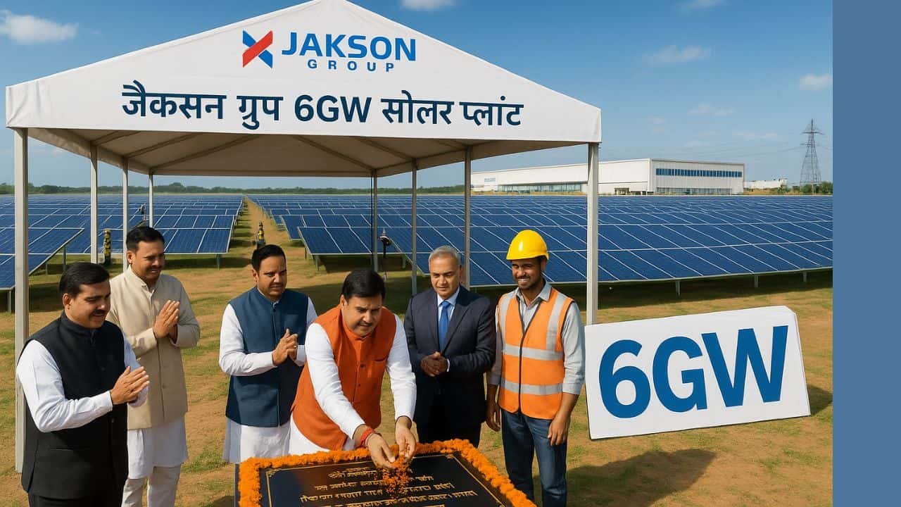 Jakson Group to build 6GW solar plant in MP