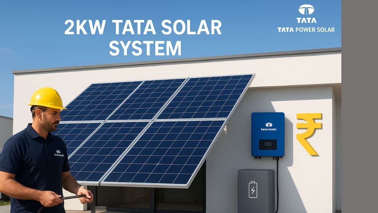 tata 2kw installation cost