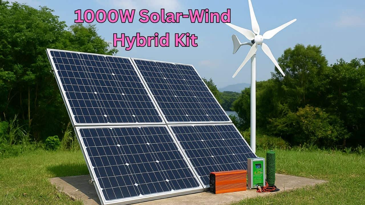 1000W Solar-Wind Hybrid Kit price
